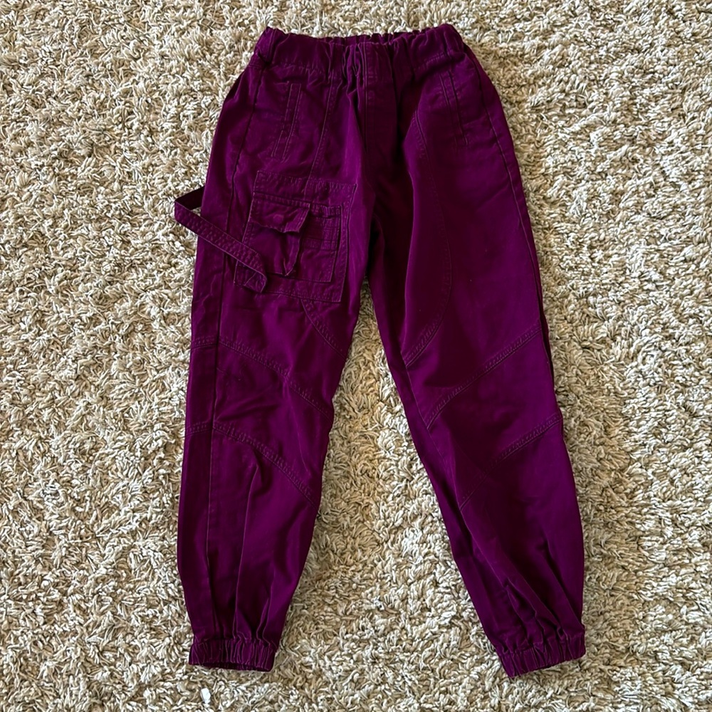 Purple Cargo Pants